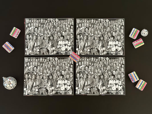 4 Pack Country Greats Inspired Alternative Mahjong Playing Cards