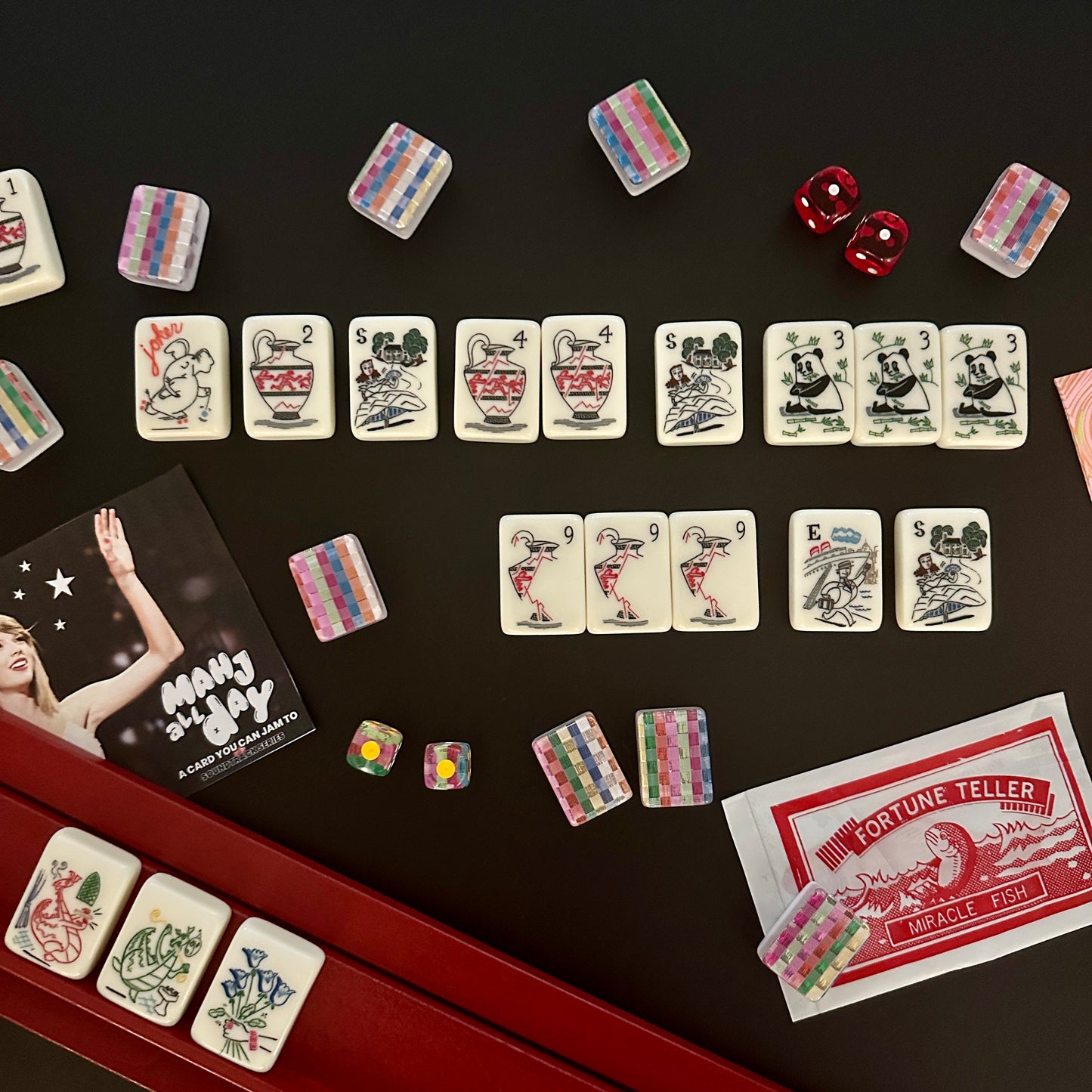 Taylor Swift Inspired Alternative Mahjong Playing Card