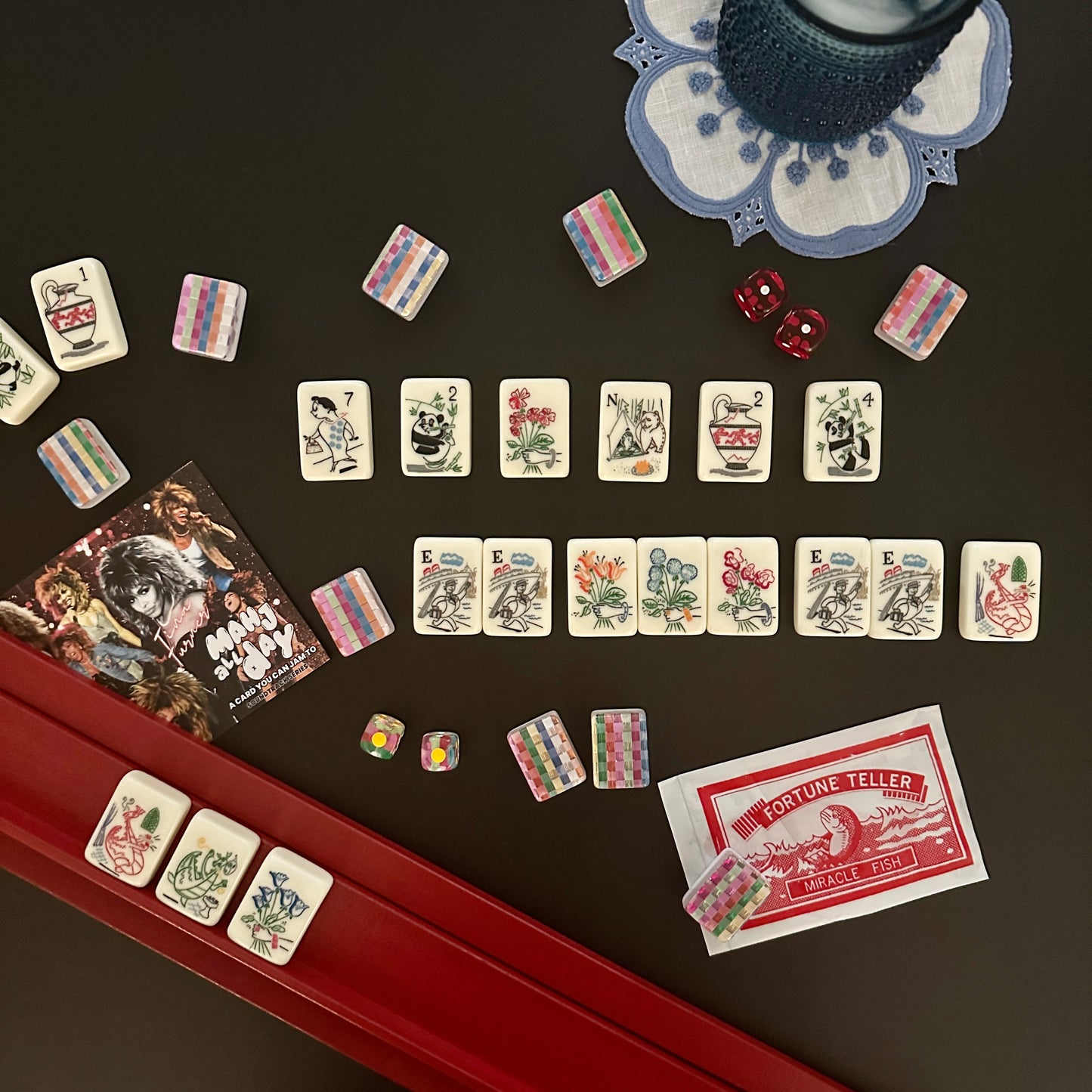 Tina Turner Inspired Alternative Mahjong Playing Card