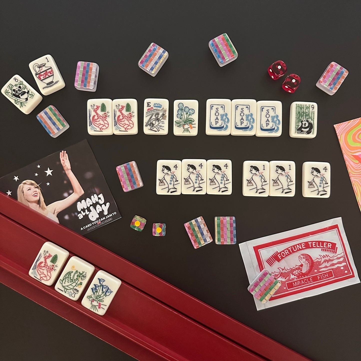 Taylor Swift Inspired Alternative Mahjong Playing Card