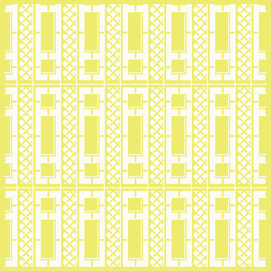 Canary Trellis Mahjong Mat