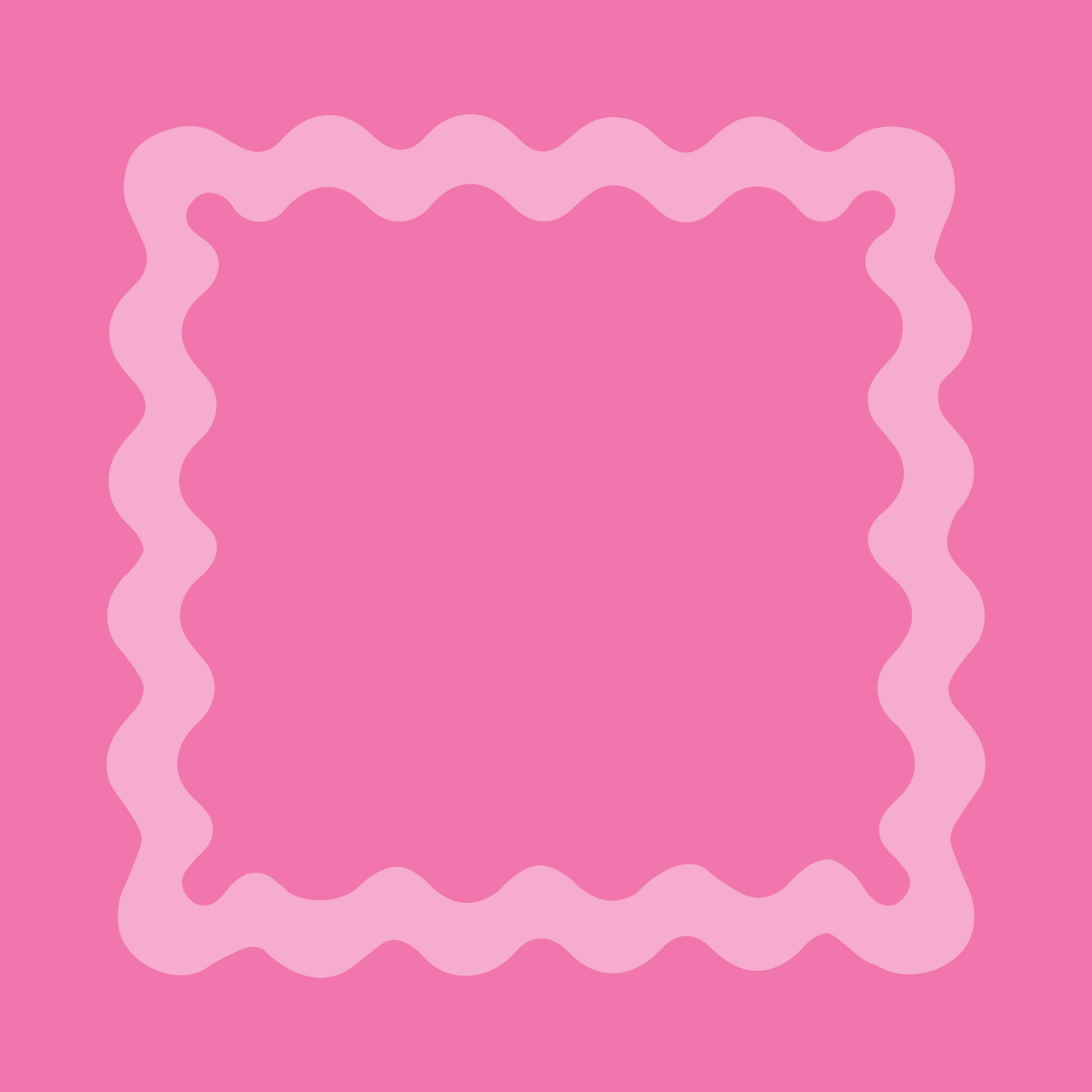 Pink Wavy Mahjong Mat