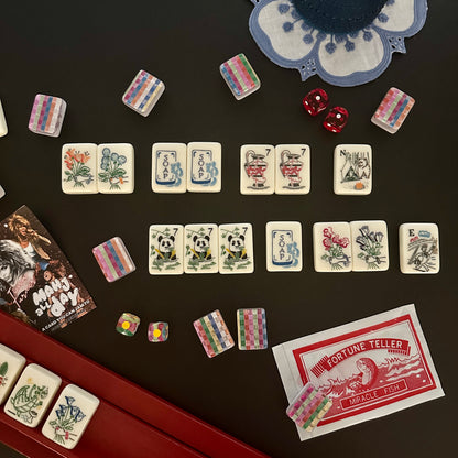 Tina Turner Inspired Alternative Mahjong Playing Card