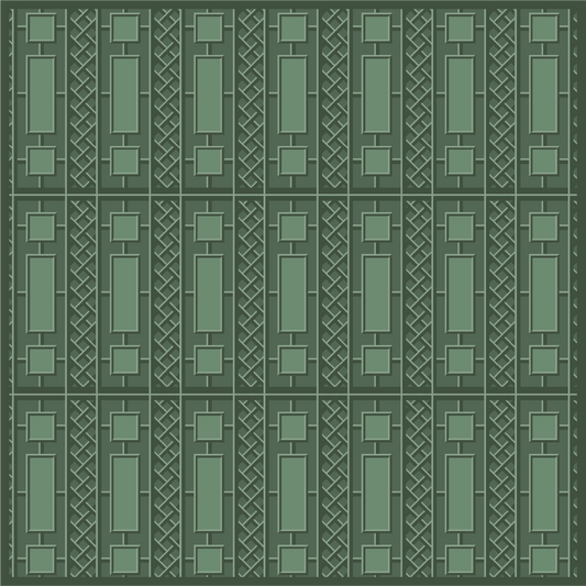 Emerald Trellis Mahjong Mat