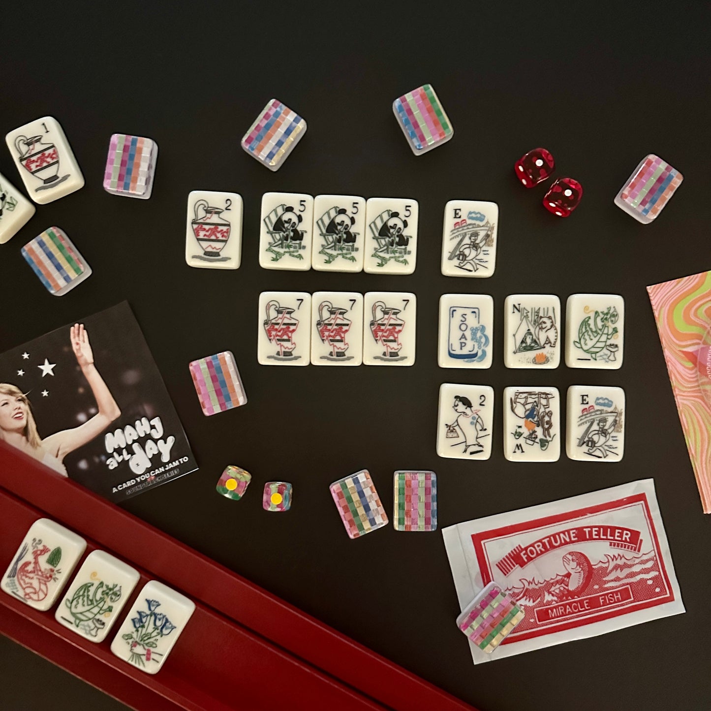 Taylor Swift Inspired Alternative Mahjong Playing Card